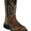 Justin Gypsy Women's Inji Aged Bark Cowgirl Boots - Round Toe -Justin Sale Shop 045524 BR P1