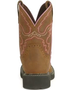 Justin Women's Gypsy Gemma Western Boots - Round Toe -Justin Sale Shop 045554 BR BK