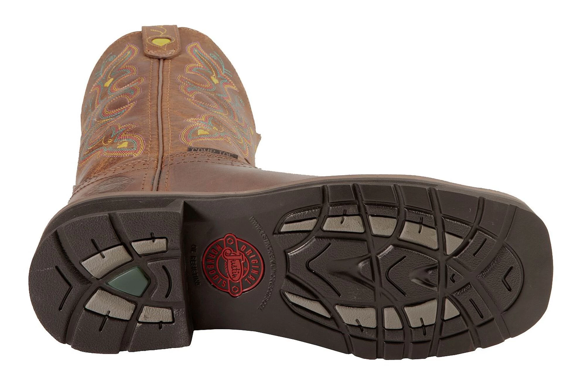 Justin Women's Sunney Pull On EH Work Boots - Composite Toe 8 Justin Women's Sunney Pull On EH Work Boots - Composite Toe - Image 7