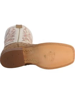 Justin Men's AQHA Full Quill Ostrich Western Boots - Broad Square Toe -Justin Sale Shop 066710 22 BM