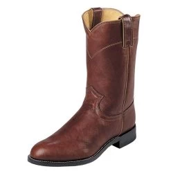 Justin Boots Men's Justin Chestnut Marbled Deerlite Tan Cowboy Boots