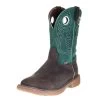Justin Boot Company Men's H20 Rush Brown 11in. Green Top Soft Toe Work Boot -Justin Sale Shop 128703 default l