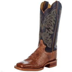 Justin Boots Women's Vintage Cognac Smooth Ostrich Cowgirl Boot
