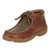 Justin Boots Mens Brown Cappie Ostrich Print 4in Round Moc Toe SE239 -Justin Sale Shop 147426 default l
