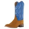 Justin Boots Women's Hayes Tan 11` Blue Square Toe Boot -Justin Sale Shop 152736 default l