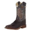 Justin Boots Mens Bender Silver Blue Cowhide With Brown Square Toe Boot -Justin Sale Shop 154987 default l