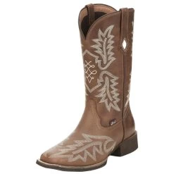 Justin Boots Women's Gypsy Carsen Rustic Tan Cowgirl Boot