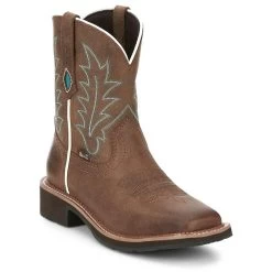 Justin Boots Women's Gypsy EMA Wide Square Toe 8in Top Boot