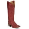 Justin Boots Women's Vintage Whitley Red 15 In Top Round Toe Cowgirl Boot -Justin Sale Shop 165697 default l