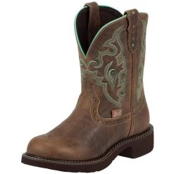 Justin Boot Company Women's Gemma Tan Jaguar Cowgirl Boots