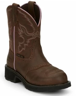 Justin Women's Wanette Western Work Boots - Steel Toe -Justin Sale Shop 2000340878 230 P1