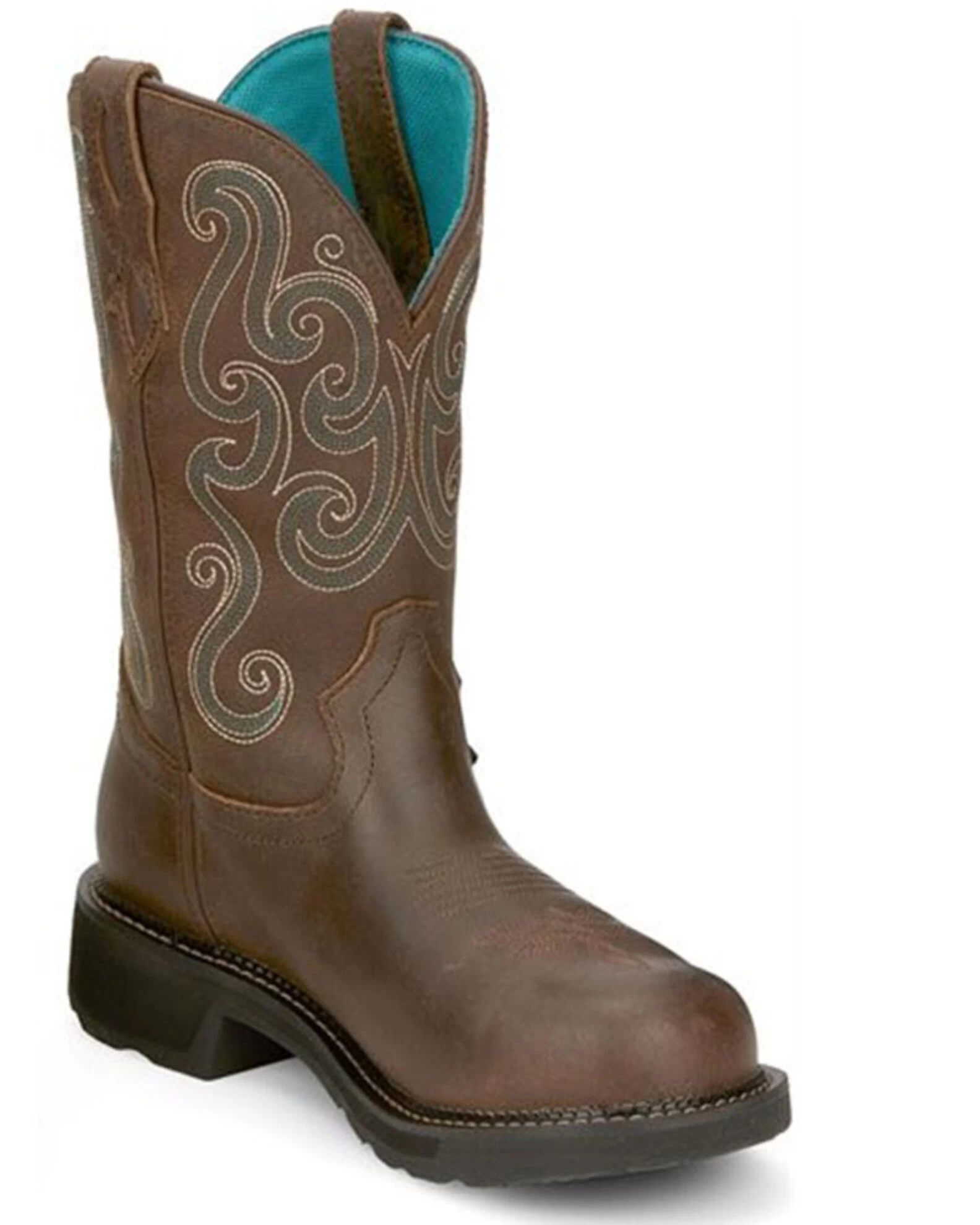 Justin Women's Tasha Waterproof Western Work Boots - Steel Toe 3 Justin Women's Tasha Waterproof Western Work Boots - Steel Toe