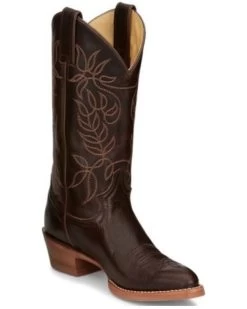 Justin Women's Rosey Espresso Western Boot - Medium Toe -Justin Sale Shop 2000359246 205 P1
