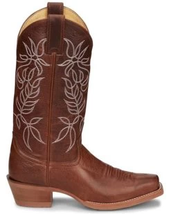 Justin Women's Vickory Performance Leather Western Boots - Square Toe