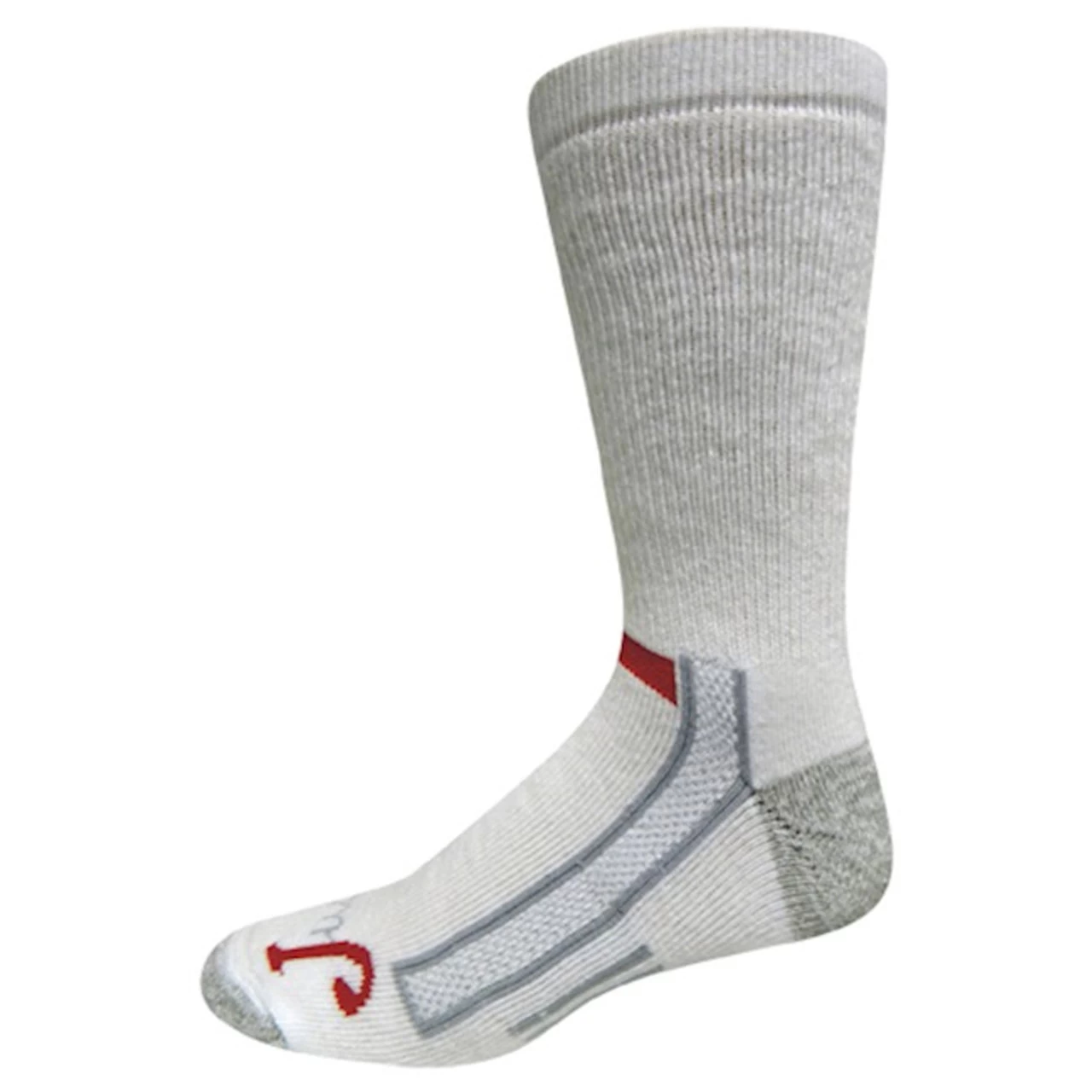 Justin Medium White Full Cushion Crew Socks - 2 Pack 3 Justin Medium White Full Cushion Crew Socks - 2 Pack