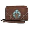 Justin Turquoise Naja Concho Brown Wallet - 2159787W -Justin Sale Shop 2409780 1 84835.1673540760