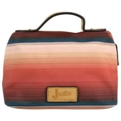 Justin Ombre Stripes Cosmetic Pouch