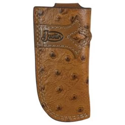 Justin Brown Ostrich Texture Knife Sheath