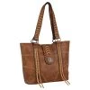 Justin Brown With Laced Trim Tote Bag -Justin Sale Shop 2492955 1 05248.1673543557