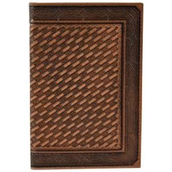 Justin Classic Basketweave Rodeo Wallet