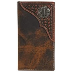 Justin Mens Junior Toole Yoke With Concho Rodeo Wallet