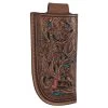 Justin Mens Knife Sheath Tooling With Turquoise Underlay -Justin Sale Shop 2761890 1 10501.1675207586