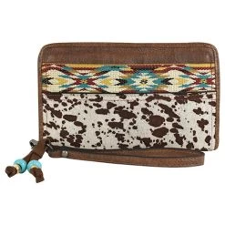 Justin Women's Wallet W/Wristlet Painted Pony Hair-On Hide