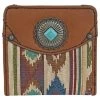 Justin Women's Jacquard Midi Bi-Fold Wallet With Concho -Justin Sale Shop 2762035 1 90365.1675207590