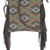 Justin Ladies Jacquard Large Taupe Crossbody With Fringe -Justin Sale Shop 2818305 1 31547.1697129896