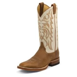 Justin Boots Justin Mens Manistee Cognac Ranch Series Boots