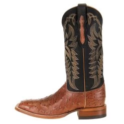 Justin Boot Company Men's Justin Pascoe Rum Brown Full Quill Ostrich 13in. Black Chester Top Cowboy Boot 9 Justin Boot Company Men's Justin Pascoe Rum Brown Full Quill Ostrich 13in. Black Chester Top Cowboy Boot -Justin Sale Shop 8095 2
