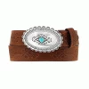Justin C21369 Womens Navajo Heart Leather Belt Aged Bark 1 Justin C21369 Womens Navajo Heart Leather Belt Aged Bark -Justin Sale Shop 9zrj2bfi 1