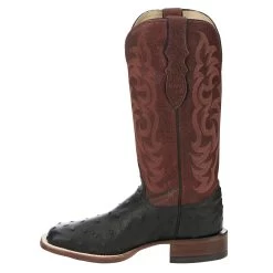 Justin Boots Women`s AQHA Cowgal Black Full Quill Ostrich 13 In Boot -Justin Sale Shop AQ8650 03