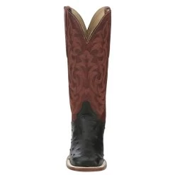Justin Boots Women`s AQHA Cowgal Black Full Quill Ostrich 13 In Boot -Justin Sale Shop AQ8650 04
