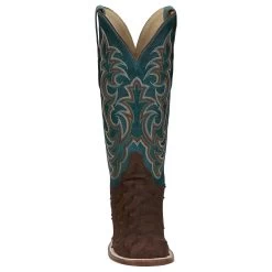 Justin Boots Women`s AQHA Cowgal Cigar Full Quill Ostrich 13 In Boot -Justin Sale Shop AQ8651 04