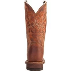 Justin Boots Men's Bent Rail Distressed Cognac Cowboy Boots -Justin Sale Shop BR735 4
