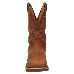 Justin Boots Men`s Resistor Russett 13` Russett H20 Soft Toe Square Work Boot -Justin Sale Shop CR4011 1