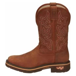 Justin Boots Men`s Resistor Russett 13` Russett H20 Soft Toe Square Work Boot -Justin Sale Shop CR4011 2