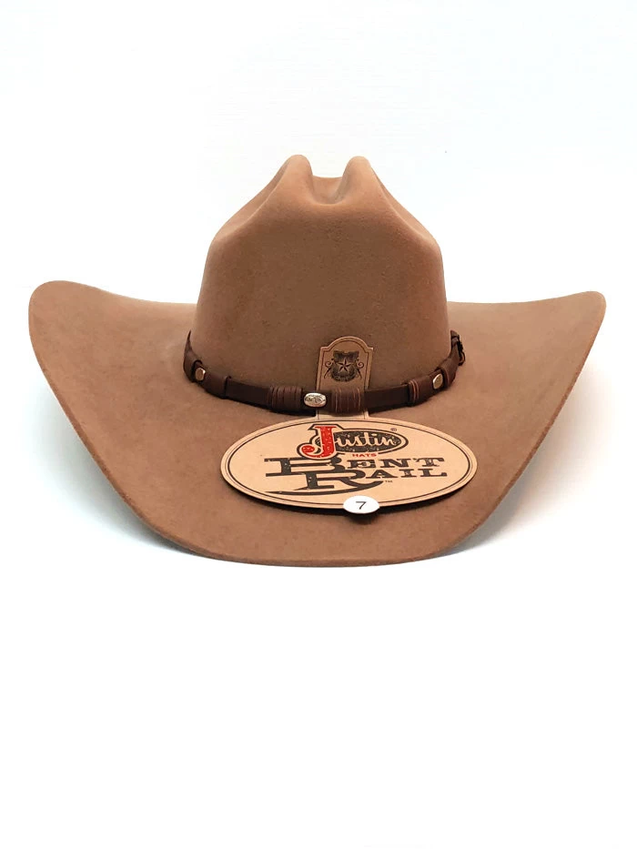 Justin JF0657TOWN 6x Townes Western Felt Hat Fawn 4 Justin JF0657TOWN 6x Townes Western Felt Hat Fawn - Image 2