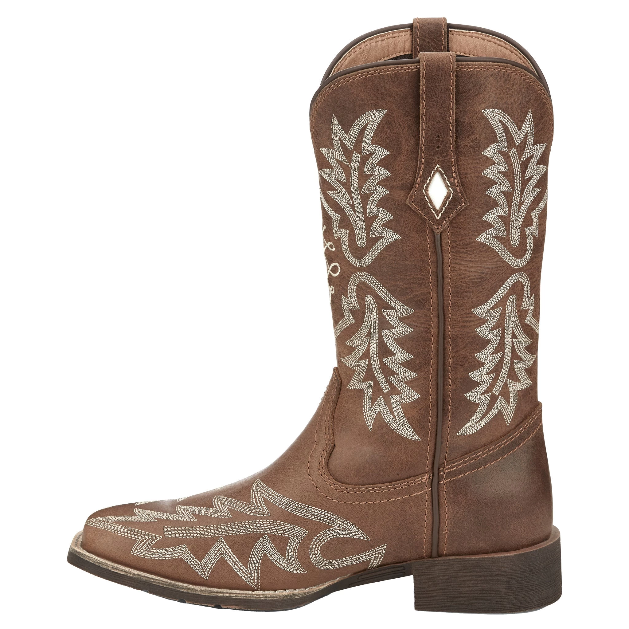 Justin Boots Women's Gypsy Carsen Rustic Tan Cowgirl Boot 4 Justin Boots Women's Gypsy Carsen Rustic Tan Cowgirl Boot - Image 2