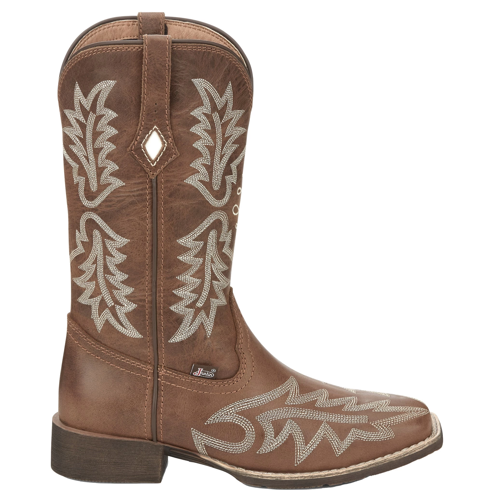 Justin Boots Women's Gypsy Carsen Rustic Tan Cowgirl Boot 5 Justin Boots Women's Gypsy Carsen Rustic Tan Cowgirl Boot - Image 3