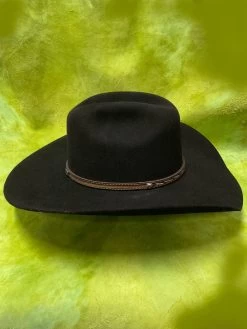 Justin JF0630CROW4402 Bent Rail Crowell 6X Fur Felt Hat Black -Justin Sale Shop IMG 0746