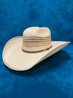 Justin JS3B30BEND BENDER Straw Cowboy Hat Ivory
