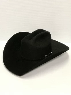 Justin JF0657DYLA Bent Rail Dylan 6X Fur Felt Cowboy Hat Black
