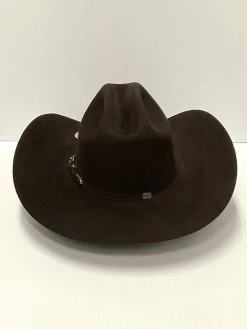 Justin JF0657DYLA Bent Rail Dylan 6X Fur Felt Cowboy Hat Chocolate -Justin Sale Shop IMG 1865 1