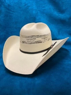 Justin JS0156BANG 10X BANGORA Straw Cowboy Hat Ivory