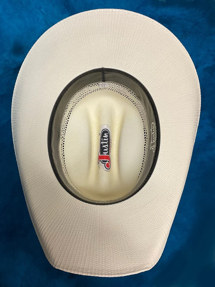 Justin JS0156BANG 10X BANGORA Straw Cowboy Hat Ivory 9 Justin JS0156BANG 10X BANGORA Straw Cowboy Hat Ivory - Image 7