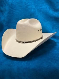 Justin JS1156BKHL4004 10X BLACK HILLS Straw Cowboy Hat Ivory