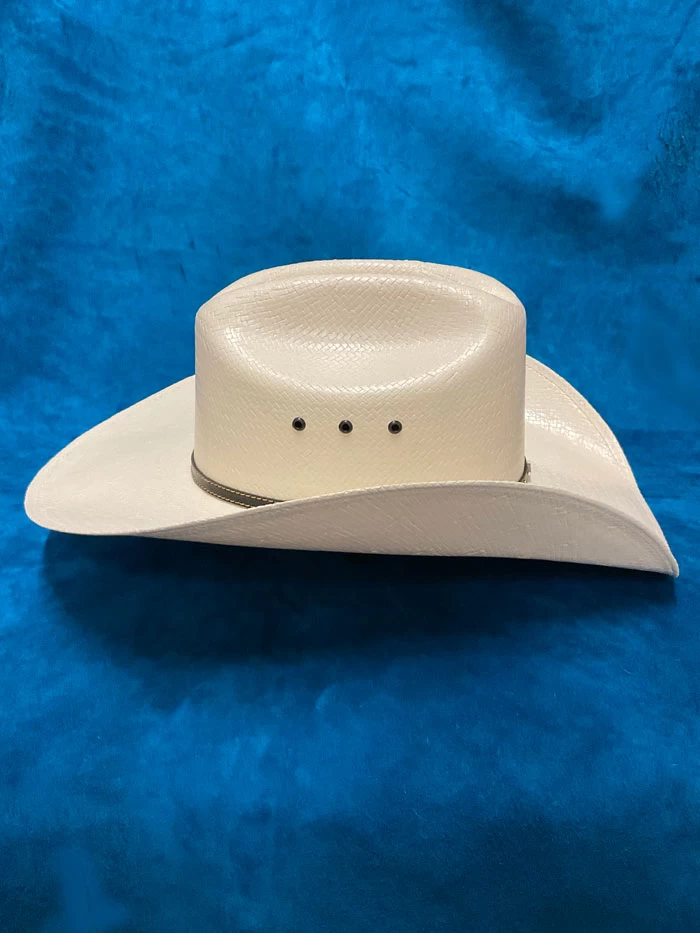 Justin JS1156BKHL4004 10X BLACK HILLS Straw Cowboy Hat Ivory 6 Justin JS1156BKHL4004 10X BLACK HILLS Straw Cowboy Hat Ivory - Image 4