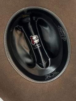 Justin JF0242PLNS Mens 2X Plains Premium Felt Hat Brown -Justin Sale Shop JF0242PLNS 3 1